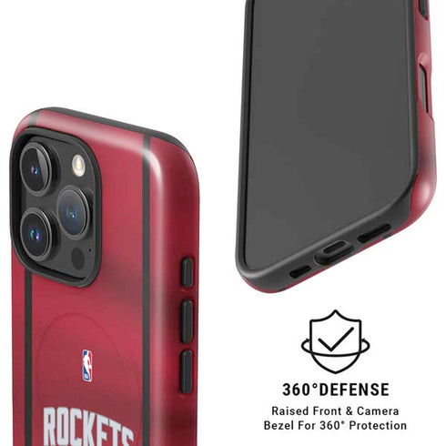 NBA Houston Rockets Jersey iPhone 16 Pro Max Magsafe Impact Case